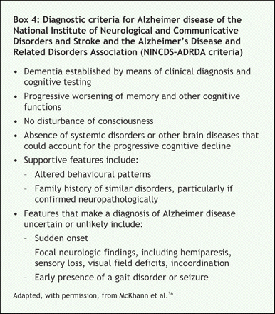 Diagnosis and treatment of dementia: 2. Diagnosis | CMAJ